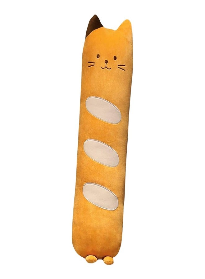 TechMax Solution Bread Pillow Plushie Doll Toy Soft Cartoon Kitten Stuffed Animal Funny Food Plushie Gift for Kids Girlfriend - Image 1